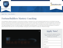 Tablet Screenshot of masterycoachingwithgwen.com